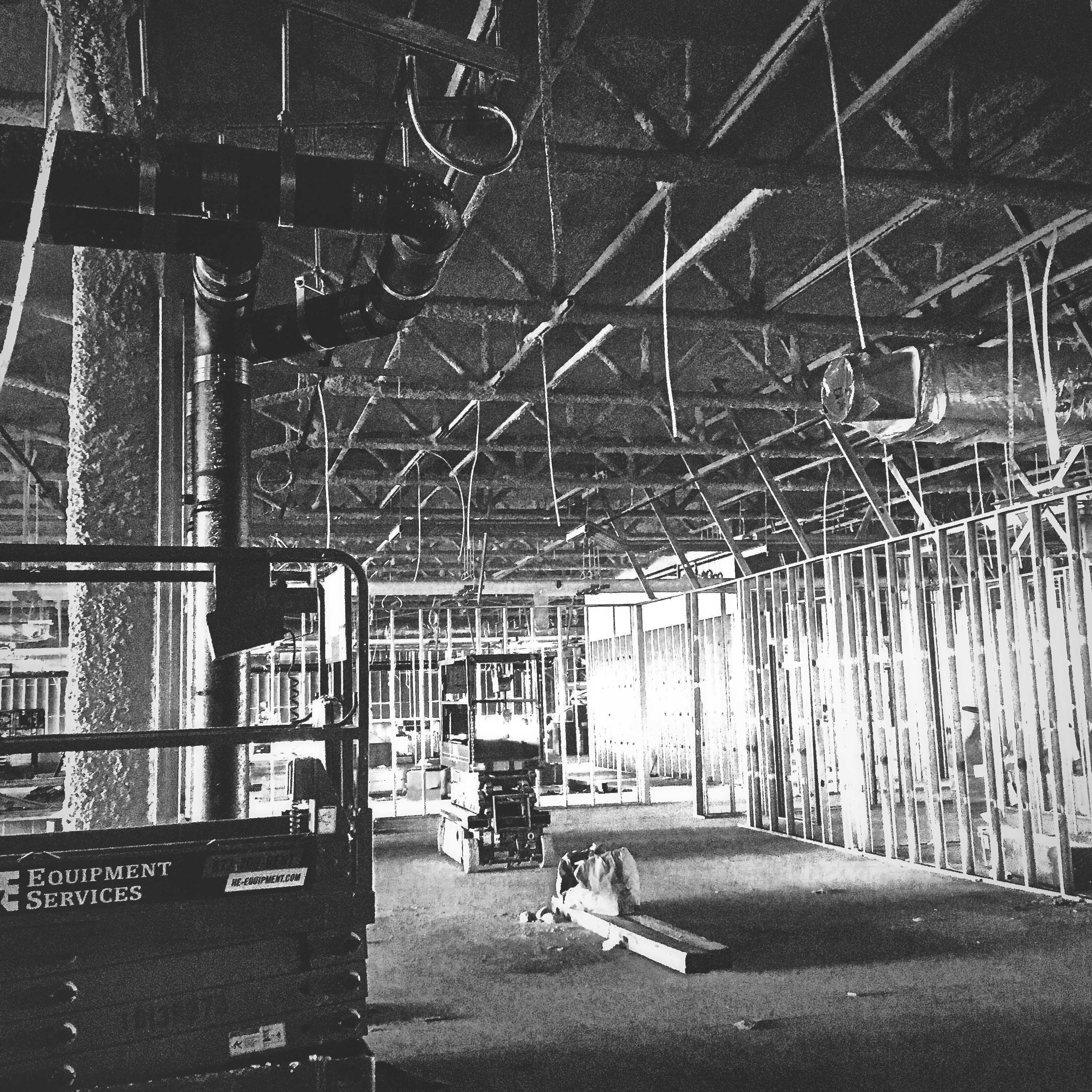 Construction site at scale — the work outsiders cannot see the full weight of from a distance